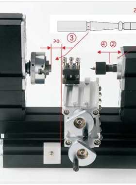 Little Devil 微型机床配件 S/N:Z044MT 二工位刀架