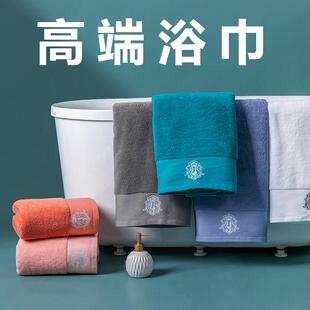 纯浴巾高级20新2款 刺 全棉棉2Y4188高端家用男女毛巾大浴巾情侣款