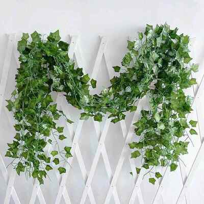 2.1M Artificial Plant Green Ivy Leaf Garland Silk Wall Hangi