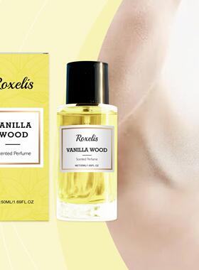 Vanilla Wood Perfume: A charming, layered fragrance with phe