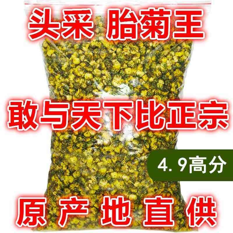 正宗桐乡胎菊王 正品杭白菊菊花茶头采杭菊杭州贡菊散装250克