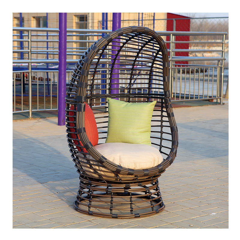 粗藤吊篮 单人吊椅 户外秋千藤椅吊篮 阳台摇篮椅 庭院休闲摇椅