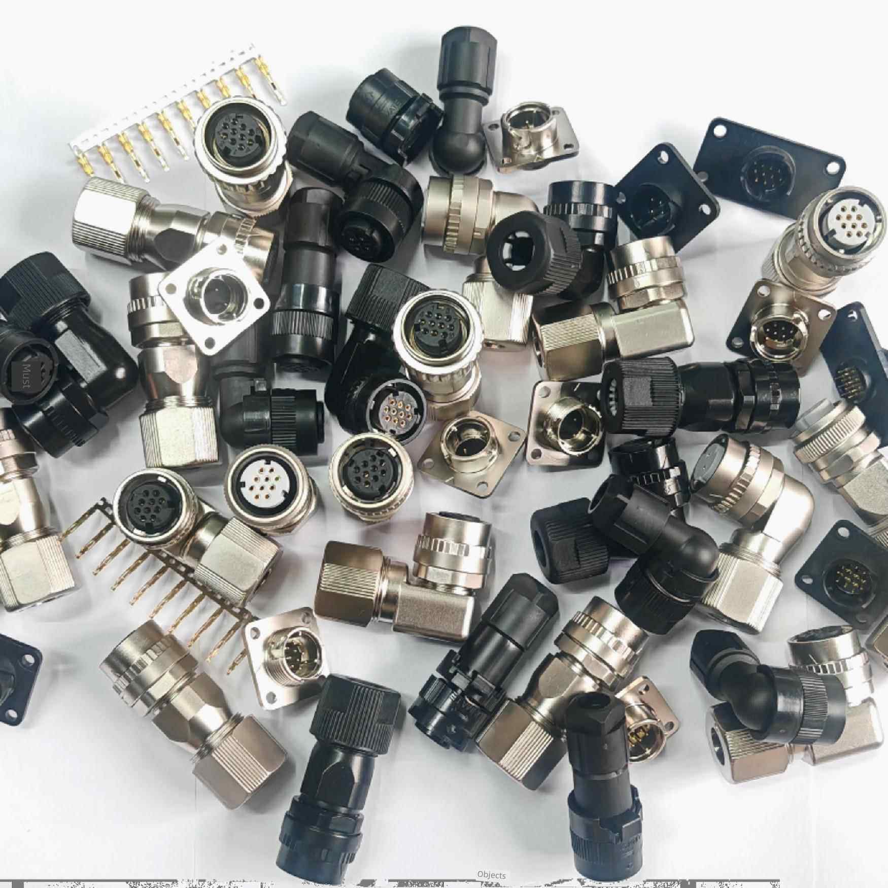 安川发那科伺服电机10芯编码器插头CM10 2芯抱闸接头MR-BKCNS1