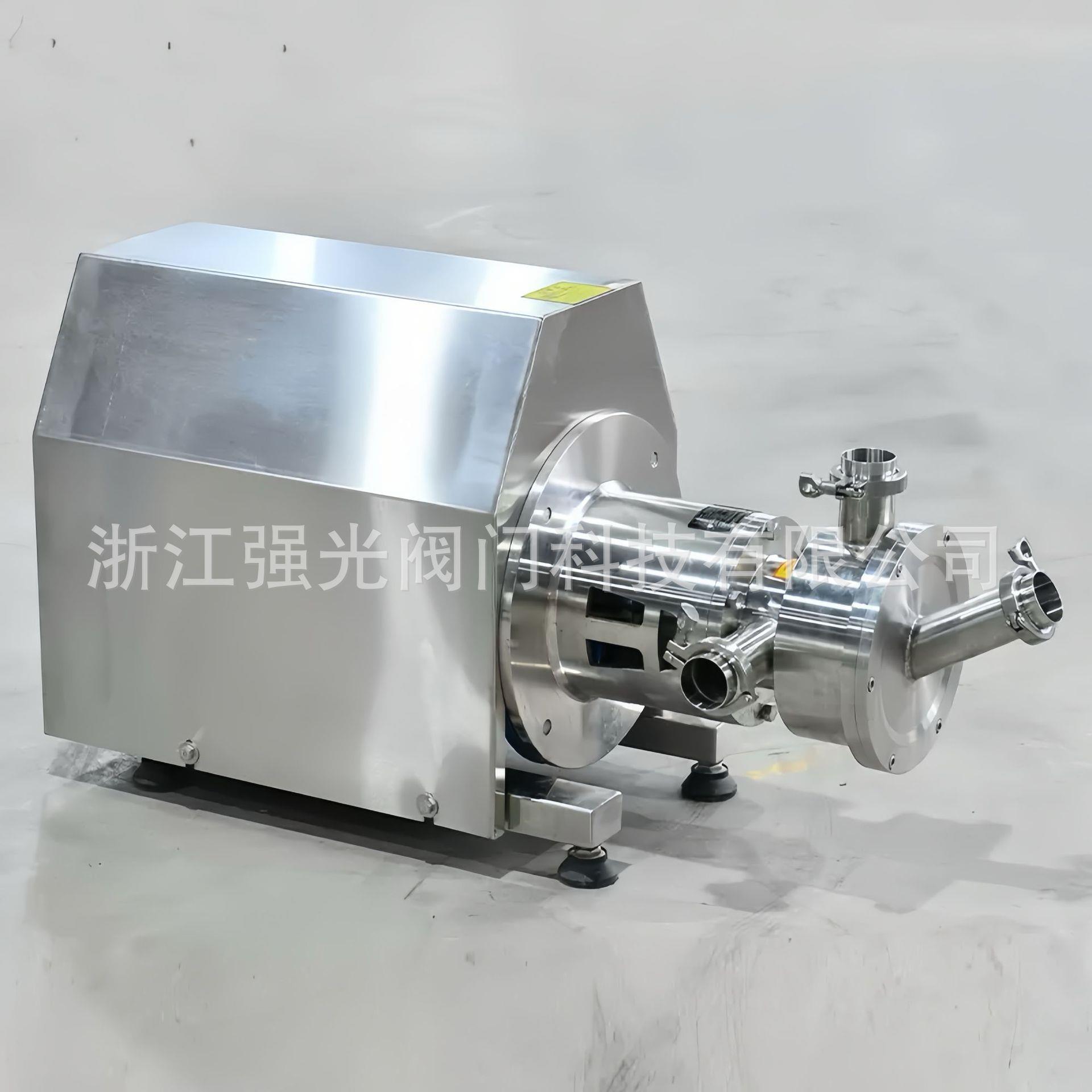 304/316L固液粉液混合卫生级食品级不锈钢吸粉式高剪切固液混合泵