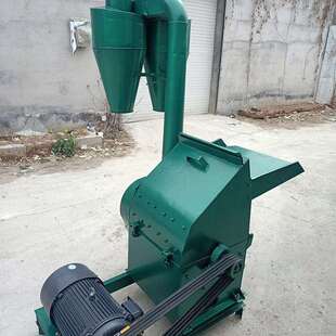 小型干牧草粉碎机无尘铡草粉碎机两相电小麦秸秆粉碎机
