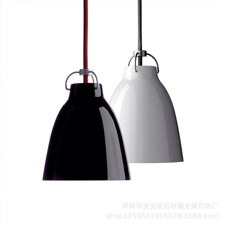 现代简约铁艺灯罩直筒单头吊灯餐厅店吧台网咖创意灯现货
