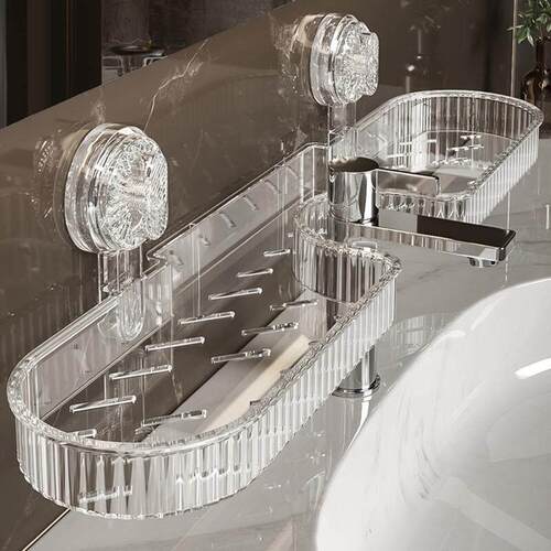 Faucet suction cup storage rack for wall storage吸盘置物架