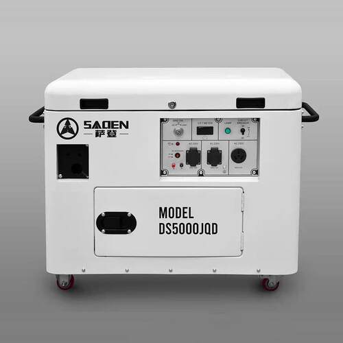 萨登5000W静音汽油发电机8千瓦商用便携户外露营房车充电220v380v