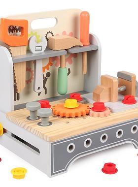 灰色工具台幼儿童手眼协调锻炼动手动脑仿真维修过家家益智玩具