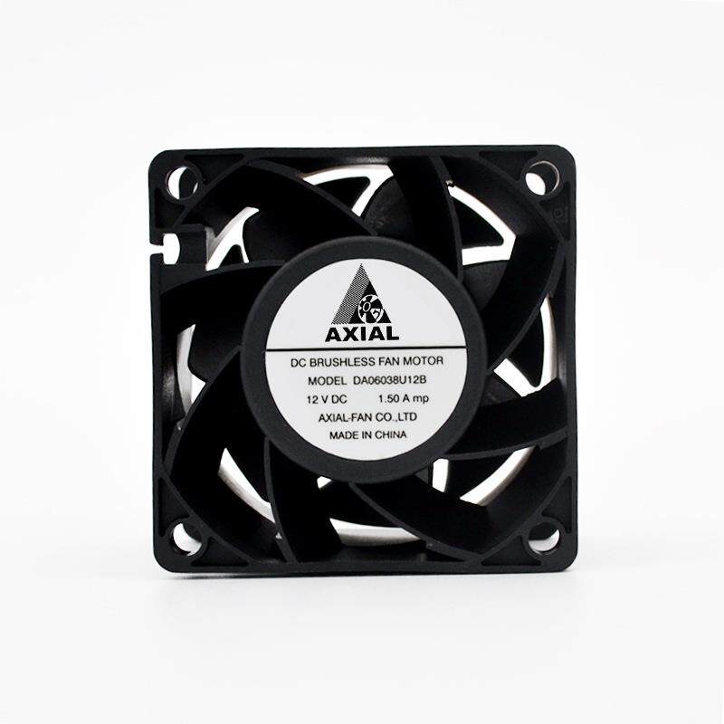 Axial12v24v6038直流防水散热风扇可替Nidec60x60x38mm双滚珠风扇