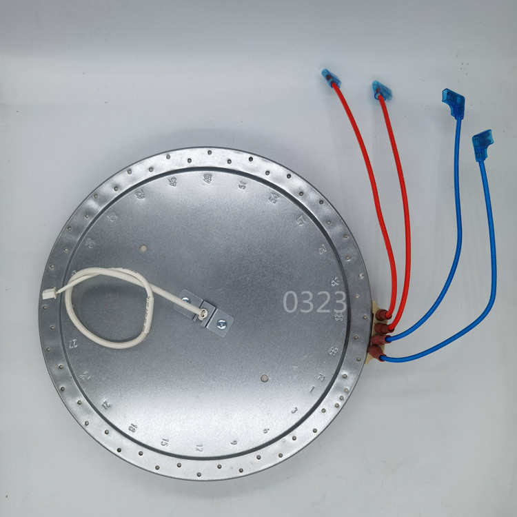 电陶炉发热盘通用配件23CM3500W四插底部接口加热丝光波炉炉盘芯