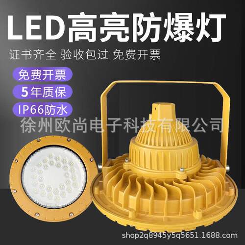 防爆泛光灯led化工工矿厂房灯超亮100W照明仓库工厂隔爆型照明灯