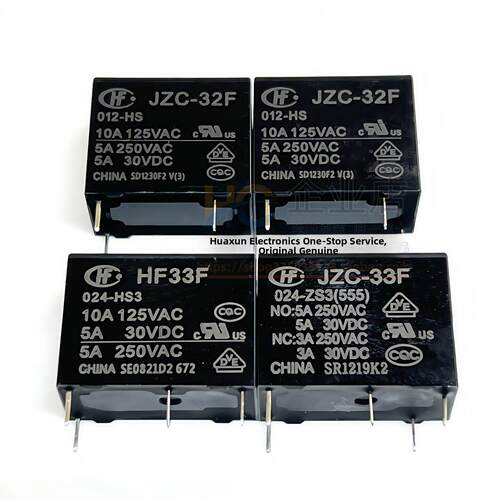 原装宏发继电器 HF33F HF32F-005 012 024-HS3 ZS3 -ZS VDC -HS A