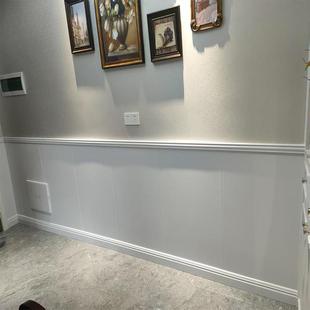 墙裙护墙板竹木纤维集成墙面装饰板塑料半墙楼梯幼儿园快装防水板