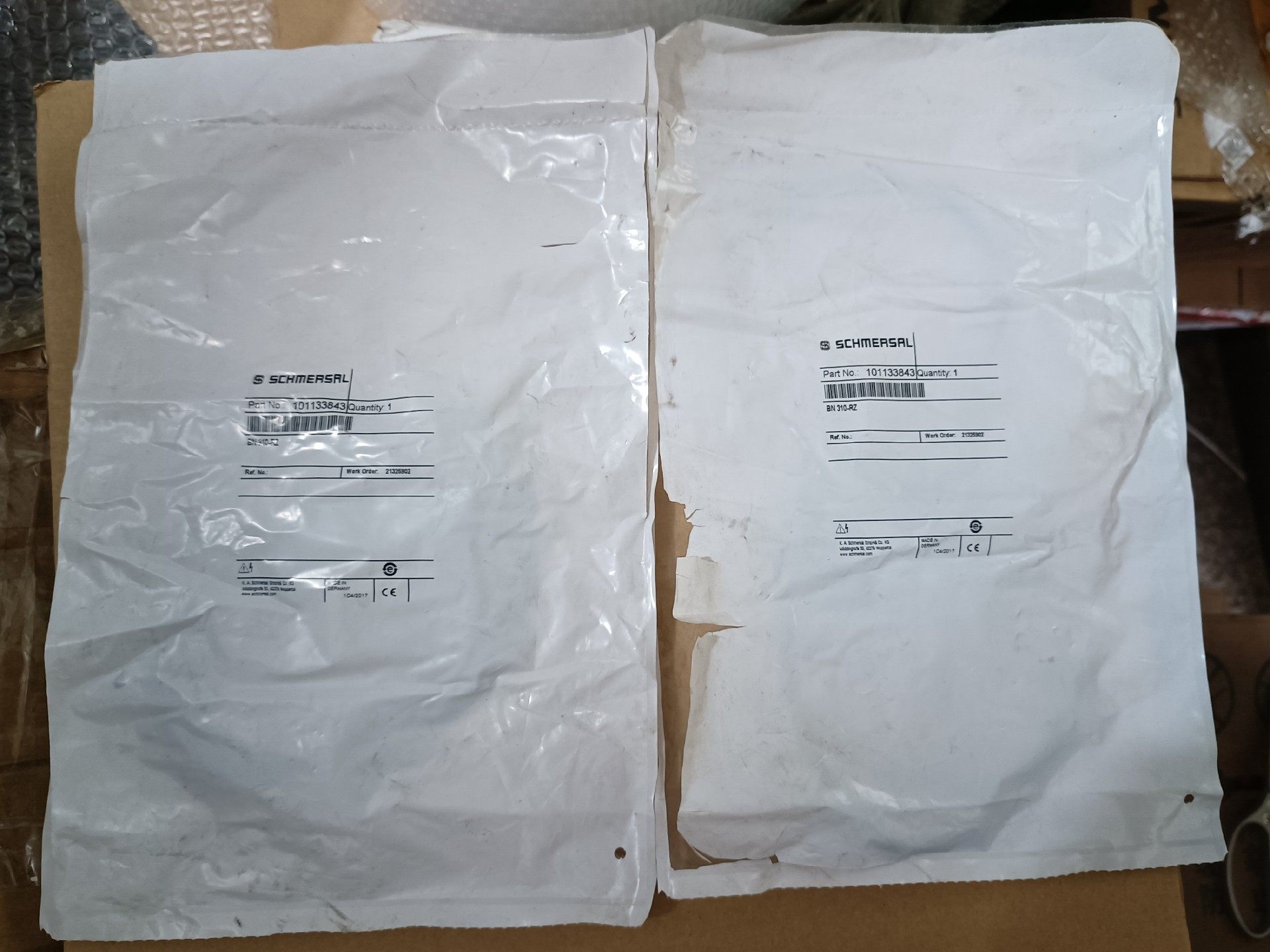 全新施迈赛传感器BN310-rz，库存余料，包装袋已拆封，产