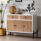 客厅靠墙餐 饰柜物户689子玄关柜法式 美复古做旧入民宿式 酒店储装