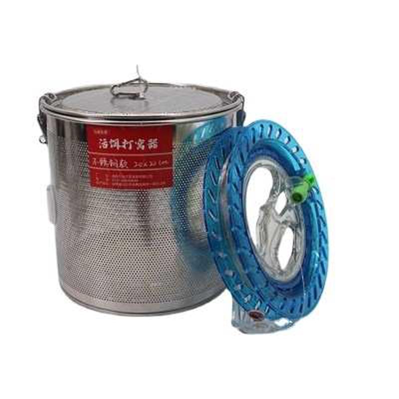 万众齐筏不锈钢活饵筏钓打窝器虾笼泥鳅水下定层可吊糠饼窝打底窝