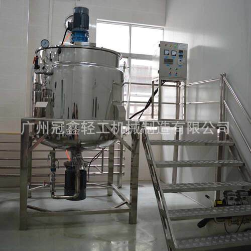 蒸汽加热搅拌罐 液洗锅 洗发水搅拌锅 乳化锅 均质搅拌锅 膏体