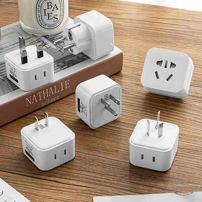 AC Wall Power Adapter China and UK Plug to US Plug Socket P