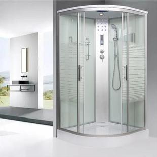 整体浴家用璃一体式 洗澡房弧扇型简易淋玻沐浴527房卫生间房浴室