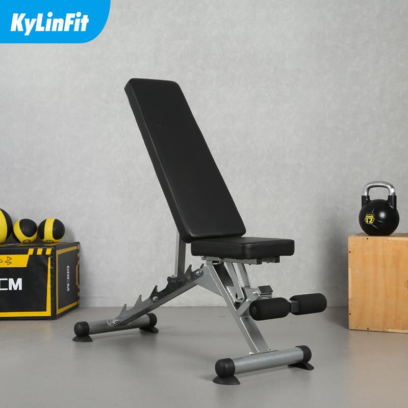 正品凳哑叠铃凳卧推家用健身椅仰卧起坐板折飞鸟凳健器材家用身训