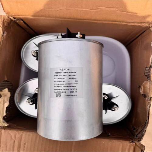 原装法拉 C67W155HJ00370N 850VAC 3*55.8UF FARATRONIC 电容器