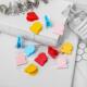 clips mini number plate document Colorful holders plastic
