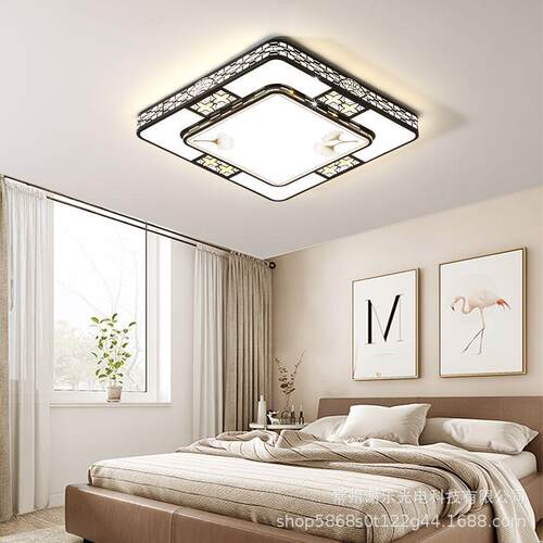 新式LED中厅灯铁艺餐主卧室灯全屋灯具762大全吸顶灯网客红厅灯调