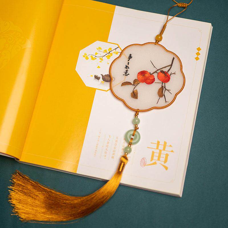 苏绣挂件中式纯手工双面绣工艺车挂饰品中国风伴手礼品送老外