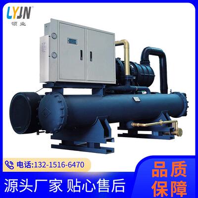 48匹大棚用水源热泵机组 高温型三机头水源热泵 户式分体水源热泵