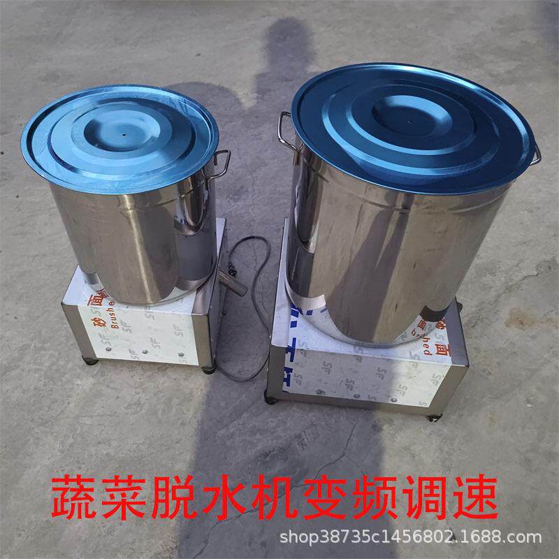 家用商用蔬菜脱水机甩菜脱油机蔬菜肉类食品甩干机变频调速挤水器