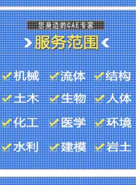 代做ANSYS/FLUENT/Adams/lsdyna/Abaqus有限元彷真CFD模拟CAE分析