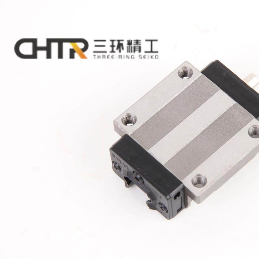 CHTR三环直线导轨与上银互换TRHG15C法兰型高组滑块