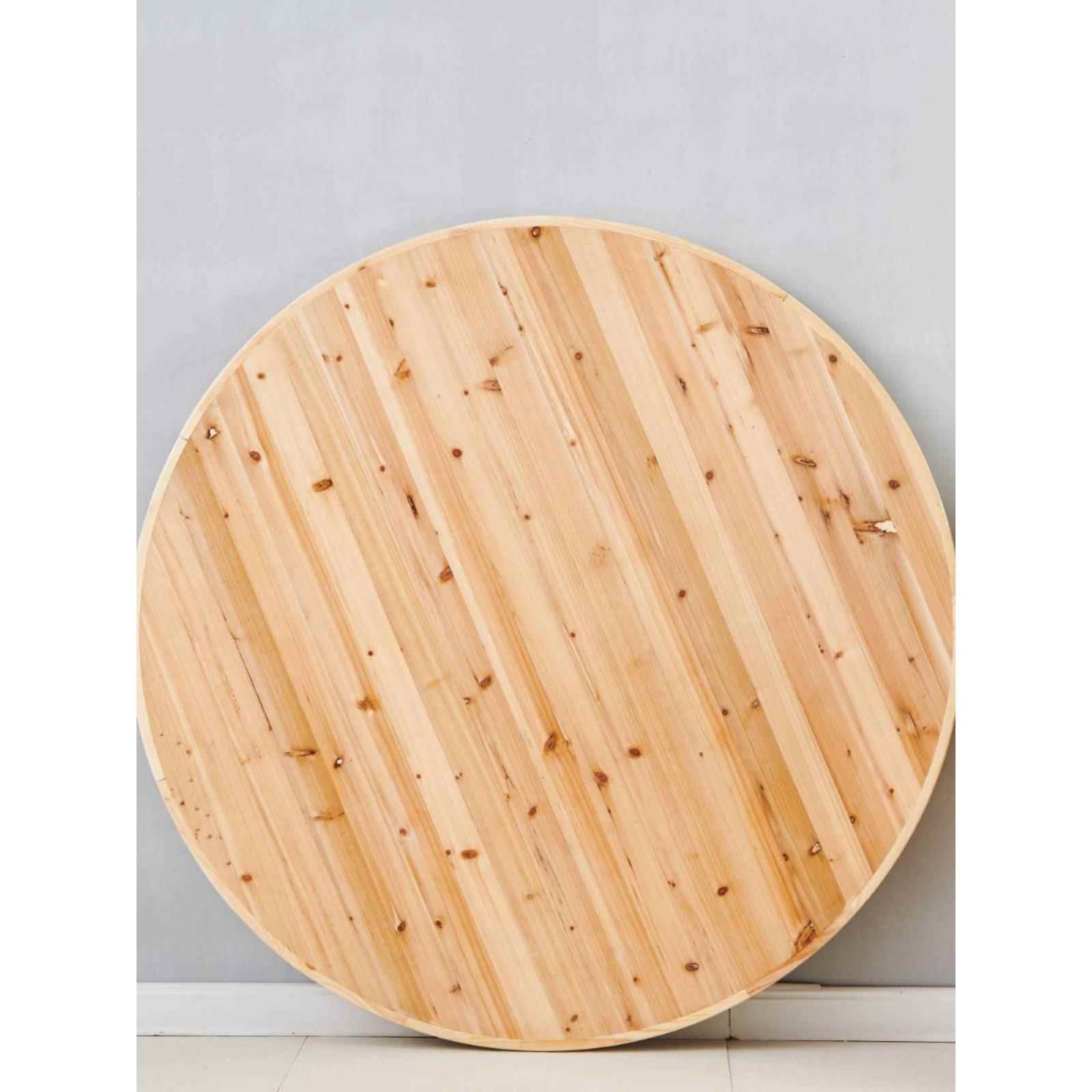 实木大圆桌杉木圆桌餐桌特价清仓酒店多人圆桌子酒席桌面特价清仓