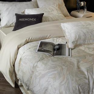 秋冬高端式 印花床加厚天丝美棉磨毛四套柔软舒适件被套ZYJ282上用