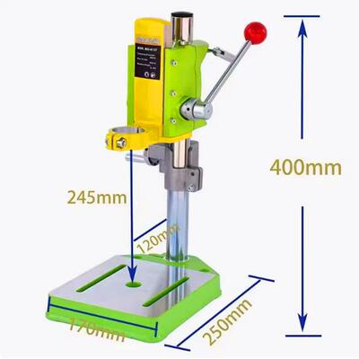 MINIQ/迷迷你强B-6137快电钻支架G 电钻变钻台可旋转打斜孔速升降