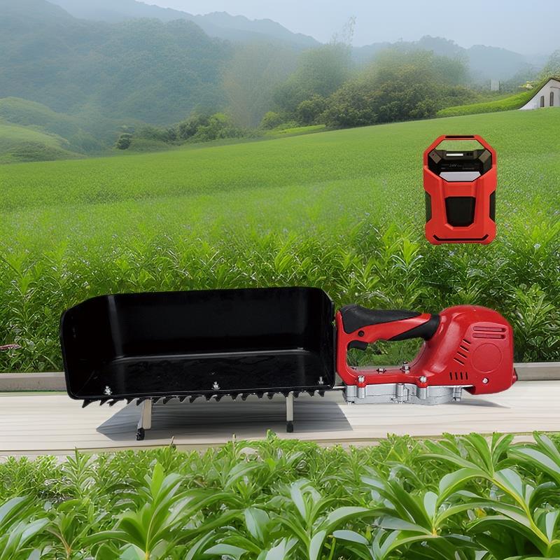 锂电背包式采茶机户外充电式绿篱机剪茶机小型单人家用无线摘茶机