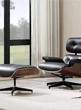椅厂伊姆斯躺椅Eame单人沙发轻奢高端家简约休闲午休可伊姆斯躺躺