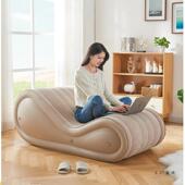 充全自动气式 沙发985成人便携懒椅人空气躺加厚单人室内s型坐垫床