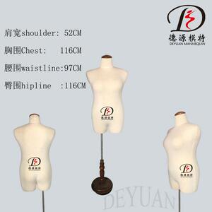 大码示尺寸女模特 橱模窗展模特道具 半无品牌/身体陈人列特厂家
