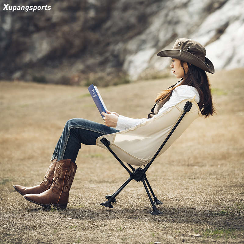 户外折叠椅露营椅子便携式钓鱼沙滩躺椅野餐桌椅靠背马扎写生凳子