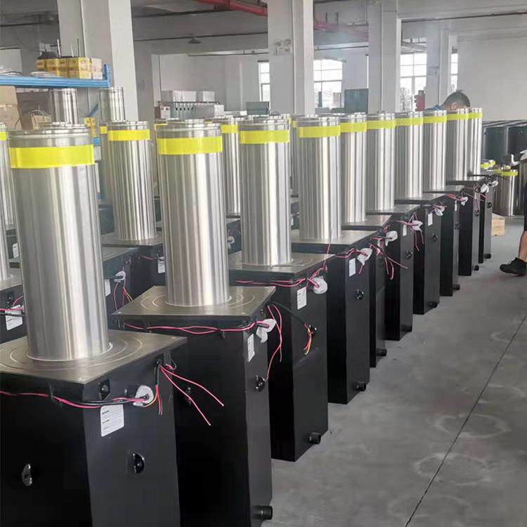 聚仁全自动升降柱路口挡车柱路桩地桩路桩半自动升降柱设备