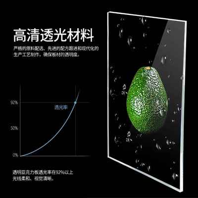 南宁透压明克力板材透明有机玻璃板 2 3 45 68 10- 100mm加工定做