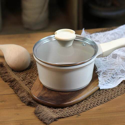 陶瓷岩小奶锅宝宝副食品锅婴儿多功能一体锅不沾锅家用汤泡面锅