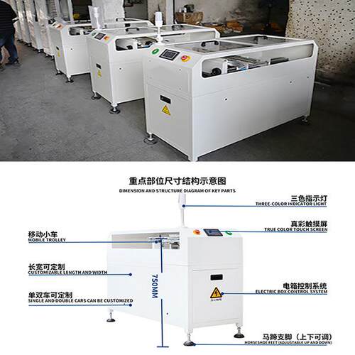 PCB板全自动平移机厂家 插件线两条线合一 SMT平行移载机报价