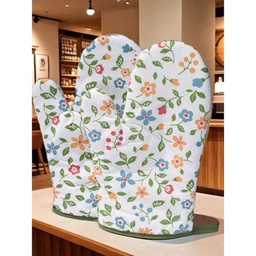 厨房小工具家用烤箱微波炉挂烫机防烫加厚耐高温烘培隔热防护手套