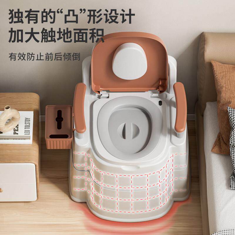 专用老子人坐内便器可移动马桶家用室可携式厕所座凳椅老年/人便