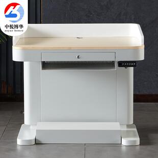 电动现升降多媒体BH-TS308讲台教师讲课桌讲咨台发言台简约代接待