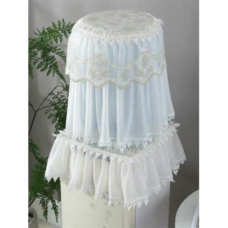 家用饮水机防尘罩简单蕾丝饮水机罩桶盖