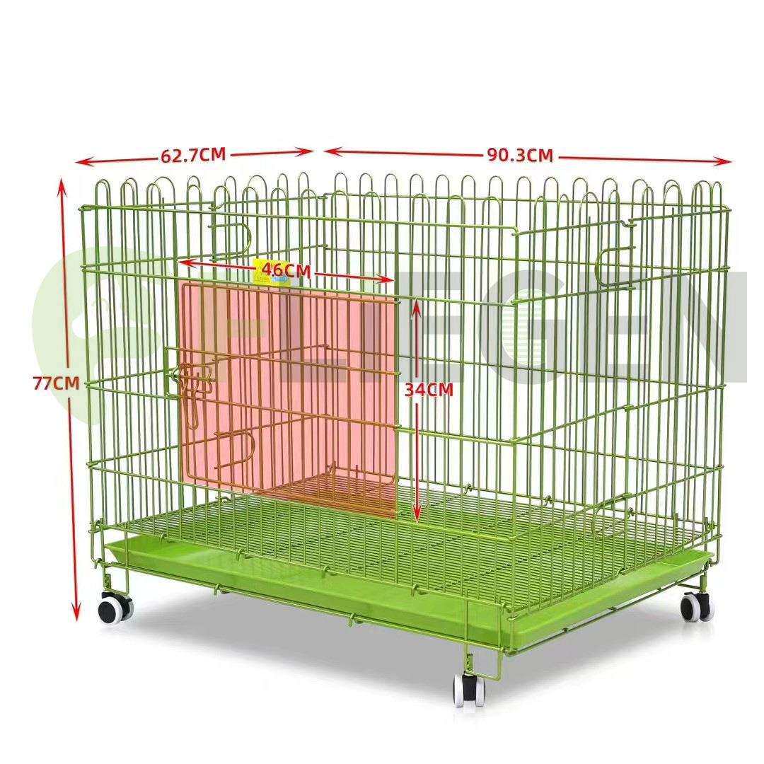 狗狗笼跑笼宠物店小狗纳米折叠小型犬宠物狗家用狗笼子猫笼可折叠